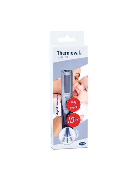Termometru digital cu timp scurt de măsurare și cap flexibil Thermoval Kids Flex (925053), Hartmann