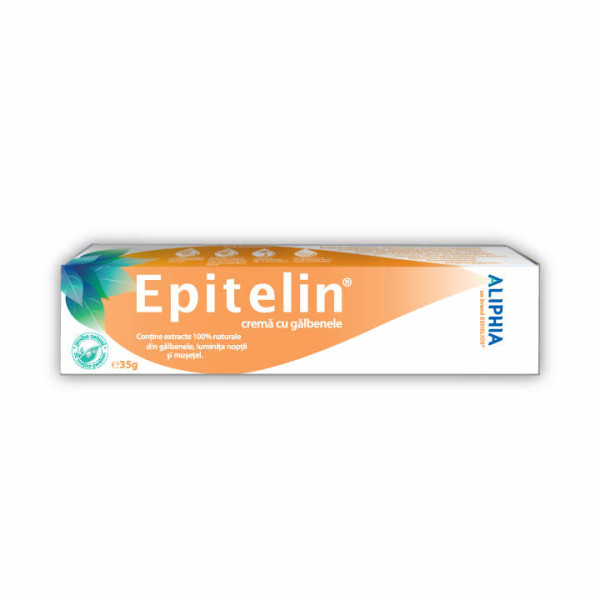 Epitelin crema cu Galbenele Aliphia, 40 g, Exhelios