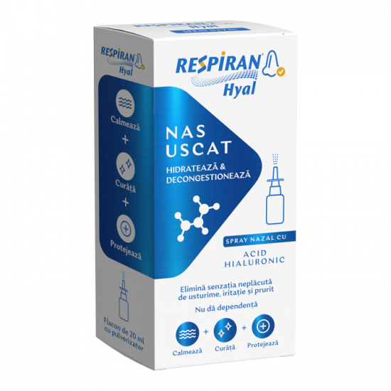 Spray nazal - Respiran Hyal, 20 ml, Fiterman Pharma