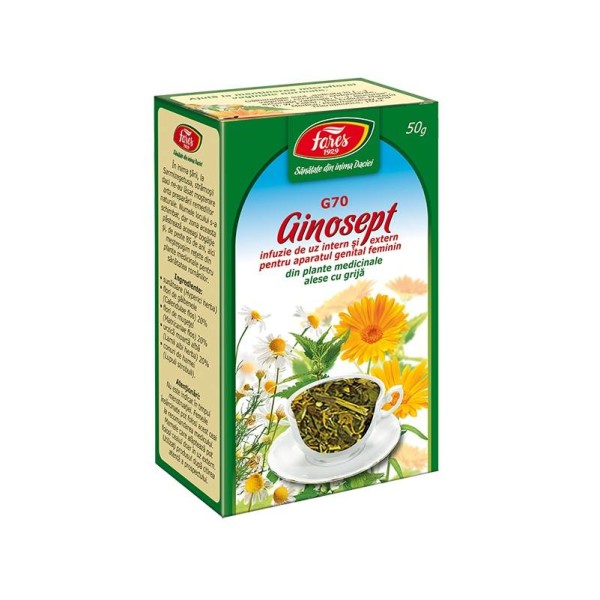 Ceai Ginosept, G70, 50 g, Fares
