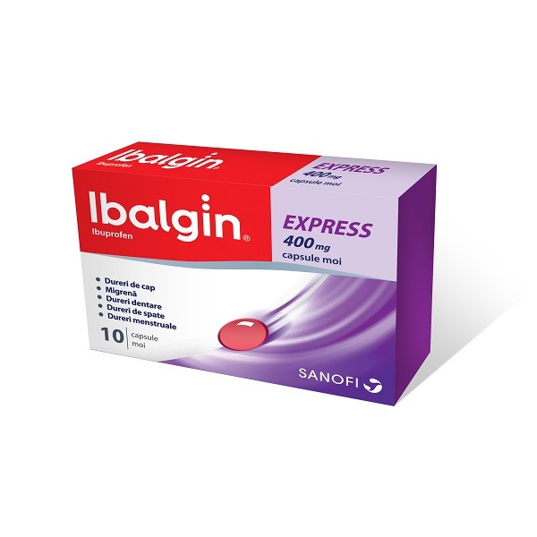 Ibalgin express 400 mg, 10 capsule, Sanofi