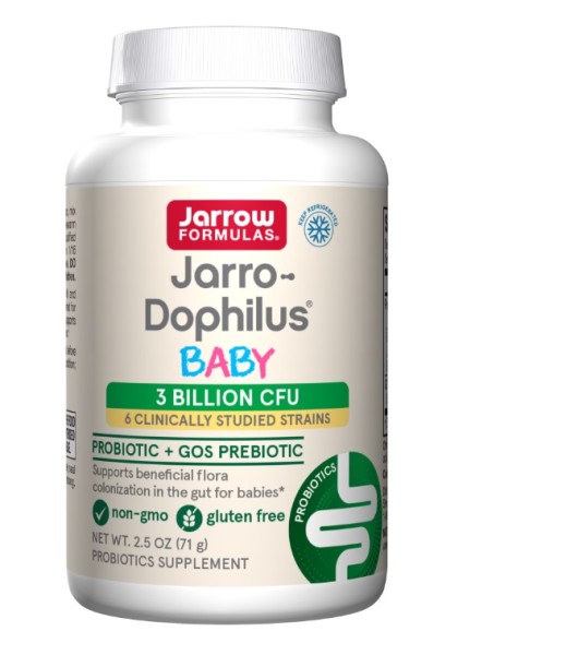Probiotice si prebiotice Baby's Jarro-Dophilus + GOS, 71 g, Jarrow Formulas