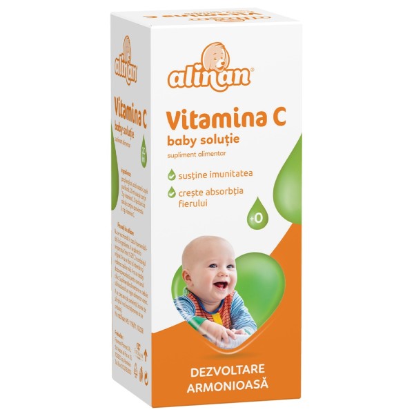 Solutie Vitamina C baby Alinan, 20 ml, Fiterman Pharma