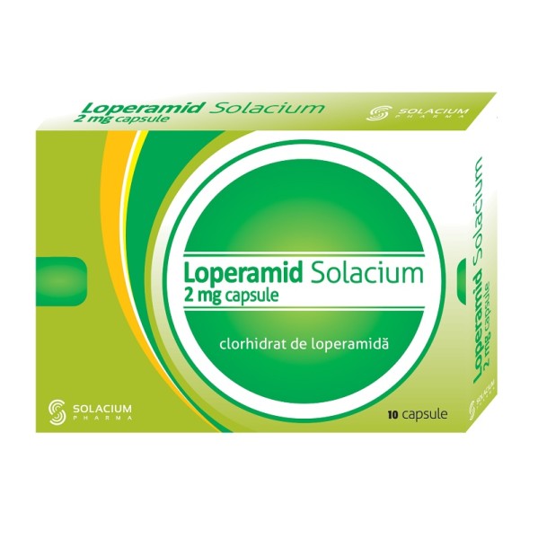 Loperamid Solacium 2mg, 10 capsule, Solacium
