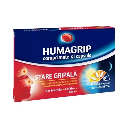 Humagrip, 12 comprimate si 4 capsule, Urgo