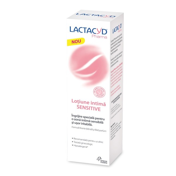 Loțiune intimă Sensitive Lactacyd, 250 ml, Perrigo