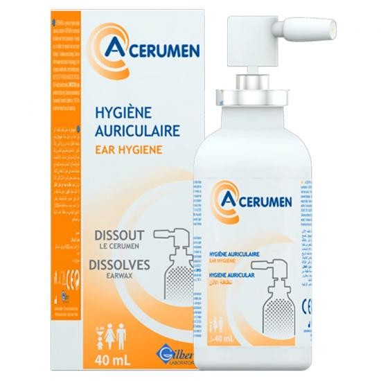 Spray pentru igiena urechilor A-Cerumen, 40 ml, Gilbert