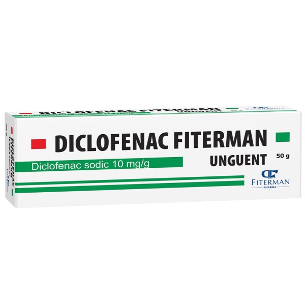 Diclofenac unguent 10 mg/g, 50 g, Fiterman Pharma