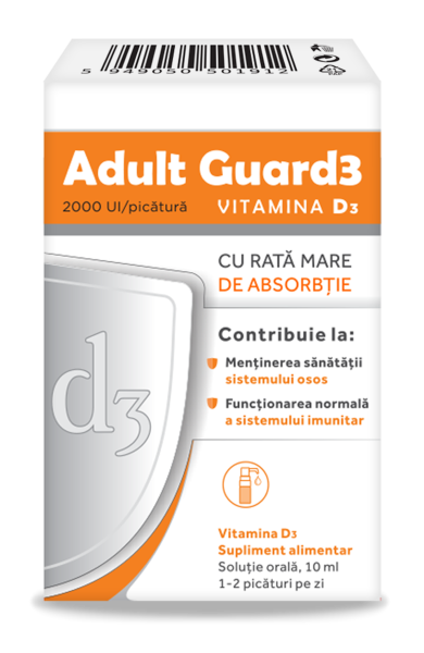 Vitamina D3 Adult Guard3, 10 ml, Magna Pharm