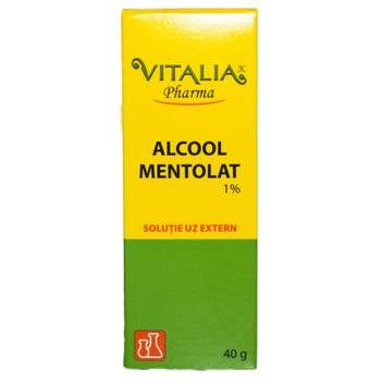 Alcool mentolat 1% Vitalia, 40 g, Viva Pharma