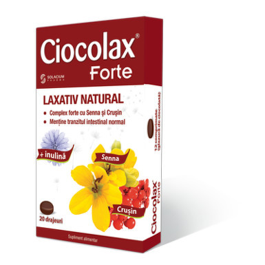 Ciocolax Forte, 12 comprimate, Solacium Pharma