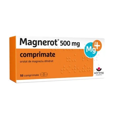 Magnerot, 50 comprimate, Worwag Pharma