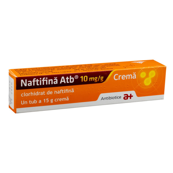 Naftifină cremă, 15 g, Antibiotice SA