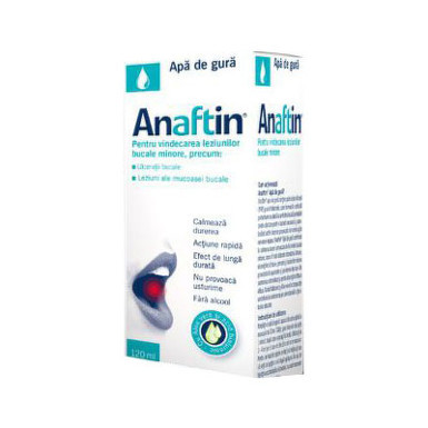 Apă de gură Anaftin, 120 ml, Sinclair Pharma
