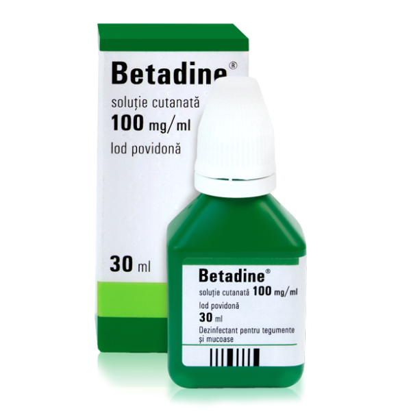Betadine soluție, 30 ml, Egis Pharmaceuticals