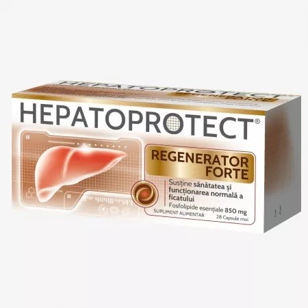 Hepatoprotect Regenerator Forte 850 mg, 28 capsule, Biofarm