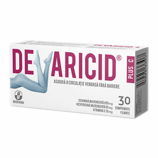 Devaricid Plus C, 30 comprimate, Biofarm
