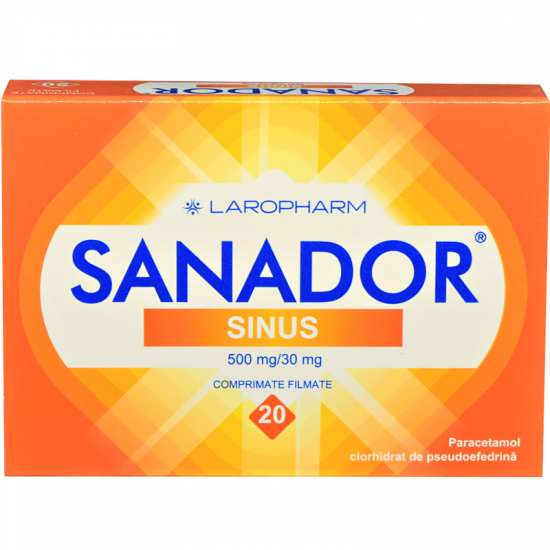 Sanador Sinus, 20 comprimate, Laropharm