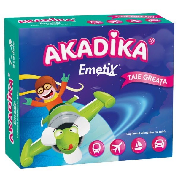 Acadele Akadika Emetix, 7 bucăți, Fiterman Pharma