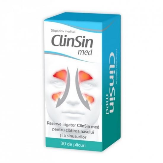 Rezerve irigator ClinSin Med, 30 plicuri, Zdrovit