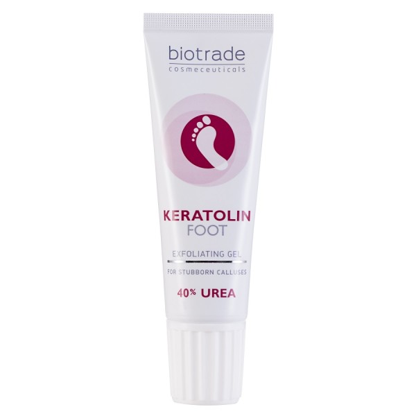 Gel exfoliant pentru picioare cu 40% uree Keratolin Foot, 15 ml, Biotrade