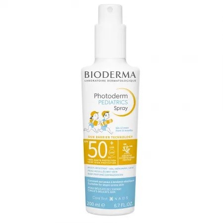 Spray protectie solara pentru copii Pediatrics, SPF 50+, 200 ml, Bioderma