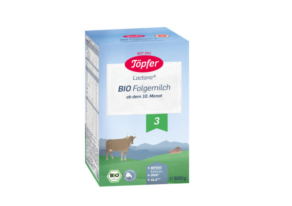 Formula de lapte praf Bio 3, +10 luni, 600 gr, Topfer