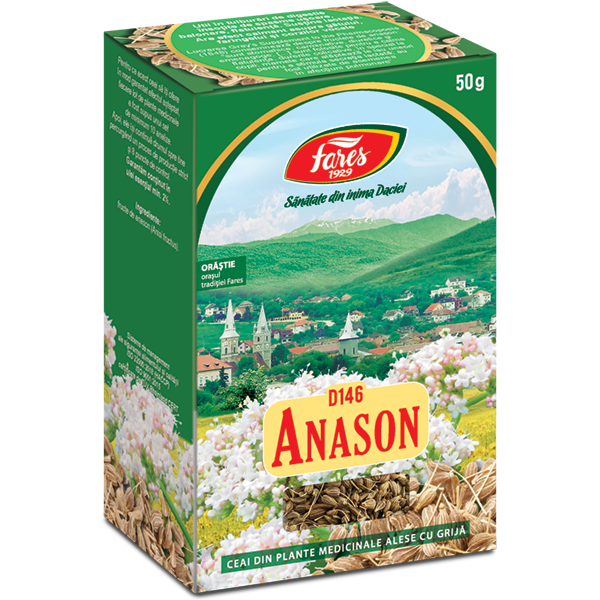 Ceai Anason fructe, D146, 50 g, Fares