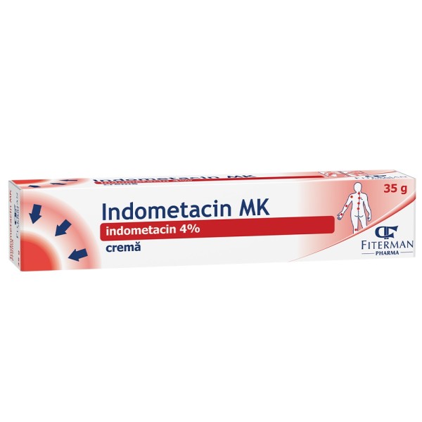 Indometacin MK, cremă, 35 g, Fiterman Pharma