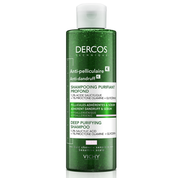 Șampon antimătreață purificator Dercos K, 250 ml, Vichy