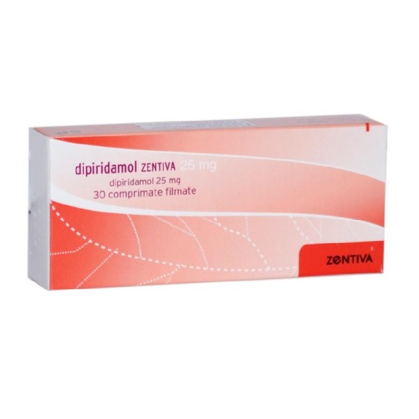 Dipiridamol 25 mg, 30 comprimate, Zentiva