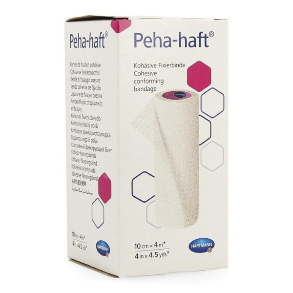 Fașa elastică autoadezivă Peha-haft, 10cmx4m (932444), Hartmann