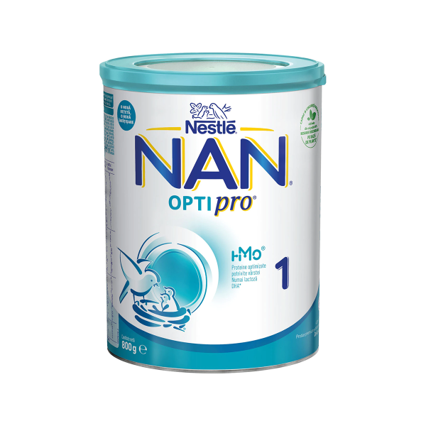 Formula lapte de inceput Nan 1 Optipro HMO, +0 luni, 800 g, Nestle