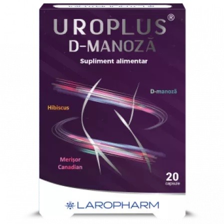 Uroplus D-Manoza, 20 capsule, Laropharm