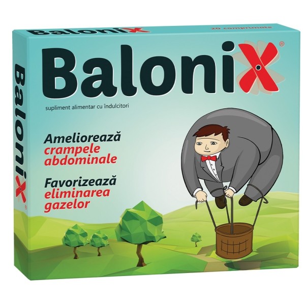 Balonix, 20 comprimate, Fiterman Pharma