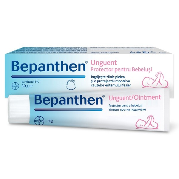 Unguent pentru iritațiile de scutec Bepanthen, 30 g, Bayer