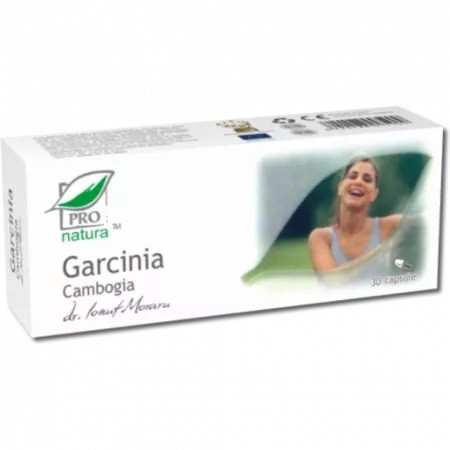 Garcinia Cambogia, 30 capsule, Pro Natura