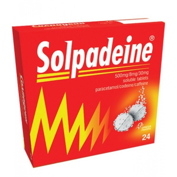 Solpadeine, 500 mg, 24 comprimate efervescente, Omega Pharma