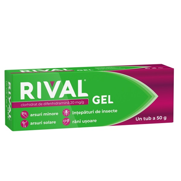 Rival gel 20 mg/g, 50g, Fiterman Pharma