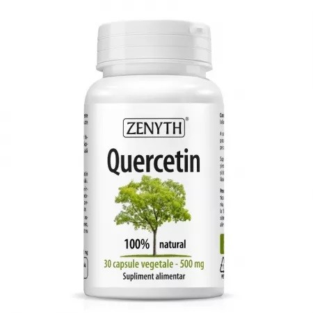 Quercetin 500 mg, 30 capsule, Zenyth