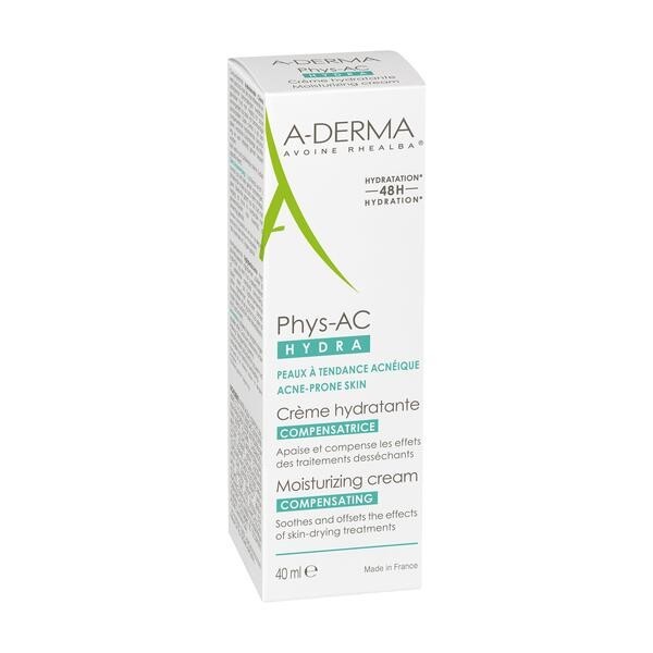 Cremă hidratanta pentru ten cu tendinta acneica Phys-AC Hydra, 40 ml, A-Derma