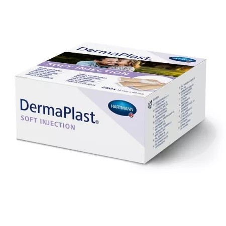 Plasture Soft Injection Dermaplast, 250 buc, Hartmann