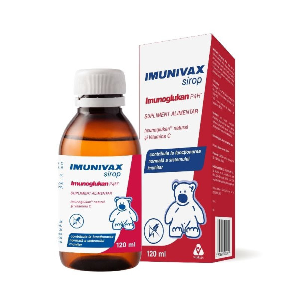 IMUNIVAX Imunoglukan P4H sirop, 120ml, Vitalogic