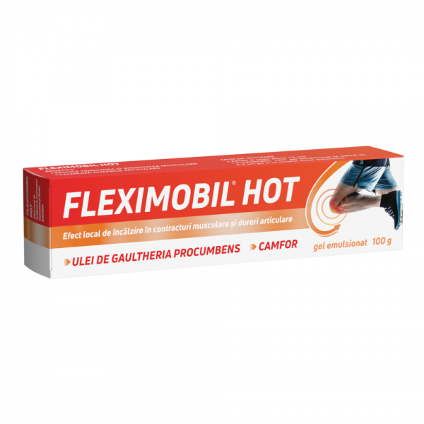 Fleximobil Hot, gel emulsionat, 100 g, Fiterman Pharma