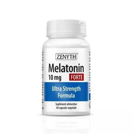 Melatonin Forte 10 mg, 30 capsule vegetale, Zenyth