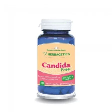 Candida Free, 30 capsule, Herbagetica