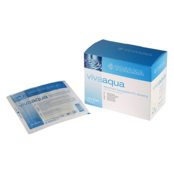 VivaAqua pansament rezistent la apa, 15 cm x 9 cm, 50 bucati, Axabio Medical