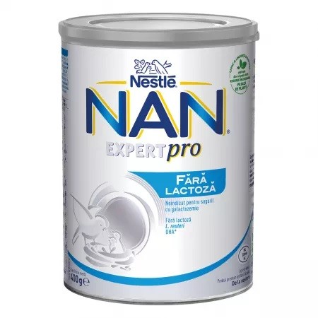 Nan Expert Pro fara lactoza, 400 g, Nestle