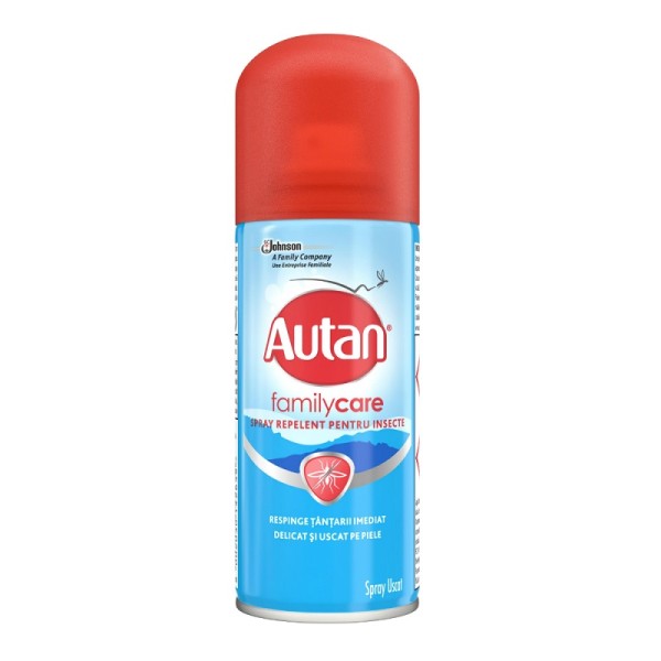 Spray împotriva țânțarilor Family Care, 100 ml, Autan