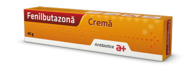 Fenilbutazona Atb crema, 40 mg/g, 40 g, Antibiotice SA